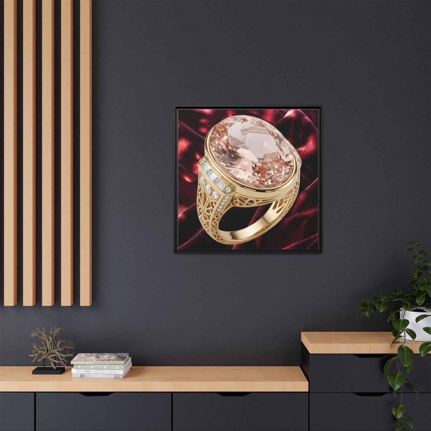 Oval Splendor Canvas