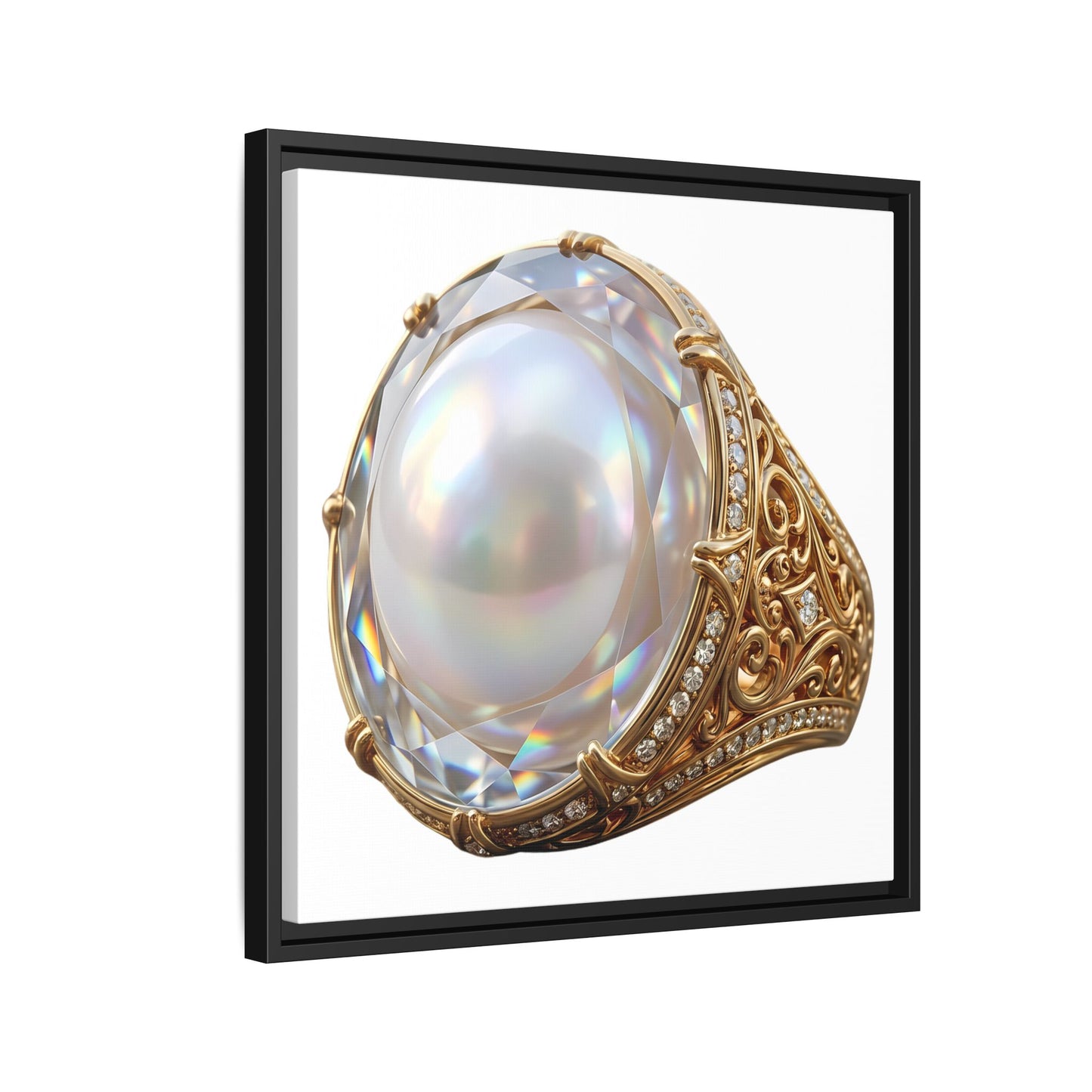 Luminous Pearl Signet Canvas Print
