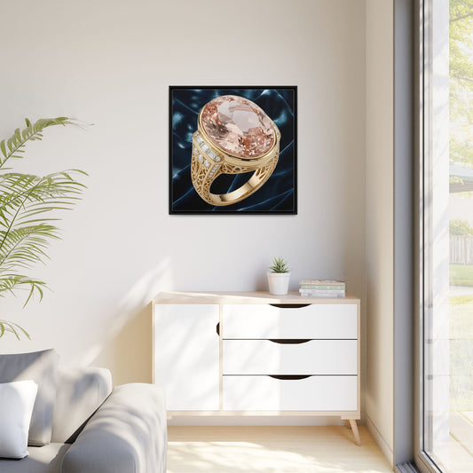 Morganite Rosefire Jewel Canvas