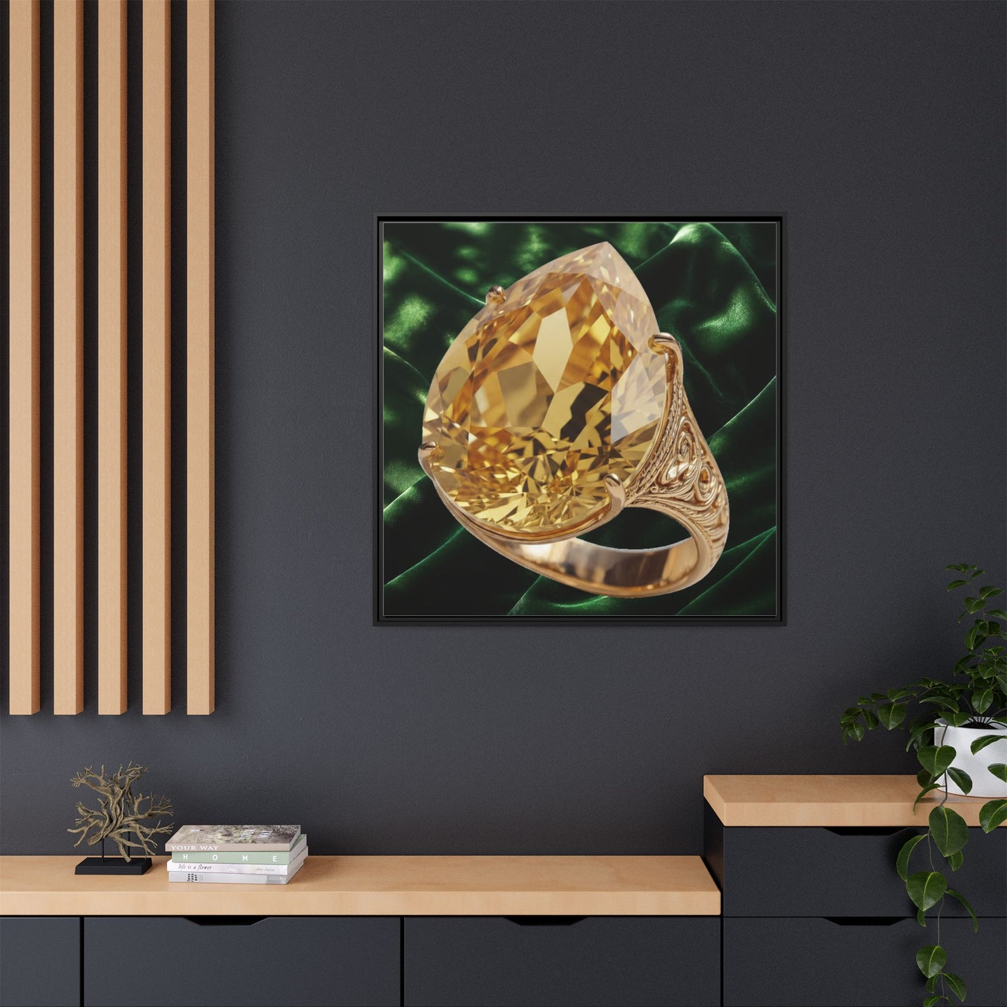 Citrine Golden Brilliance Ring Canvas
