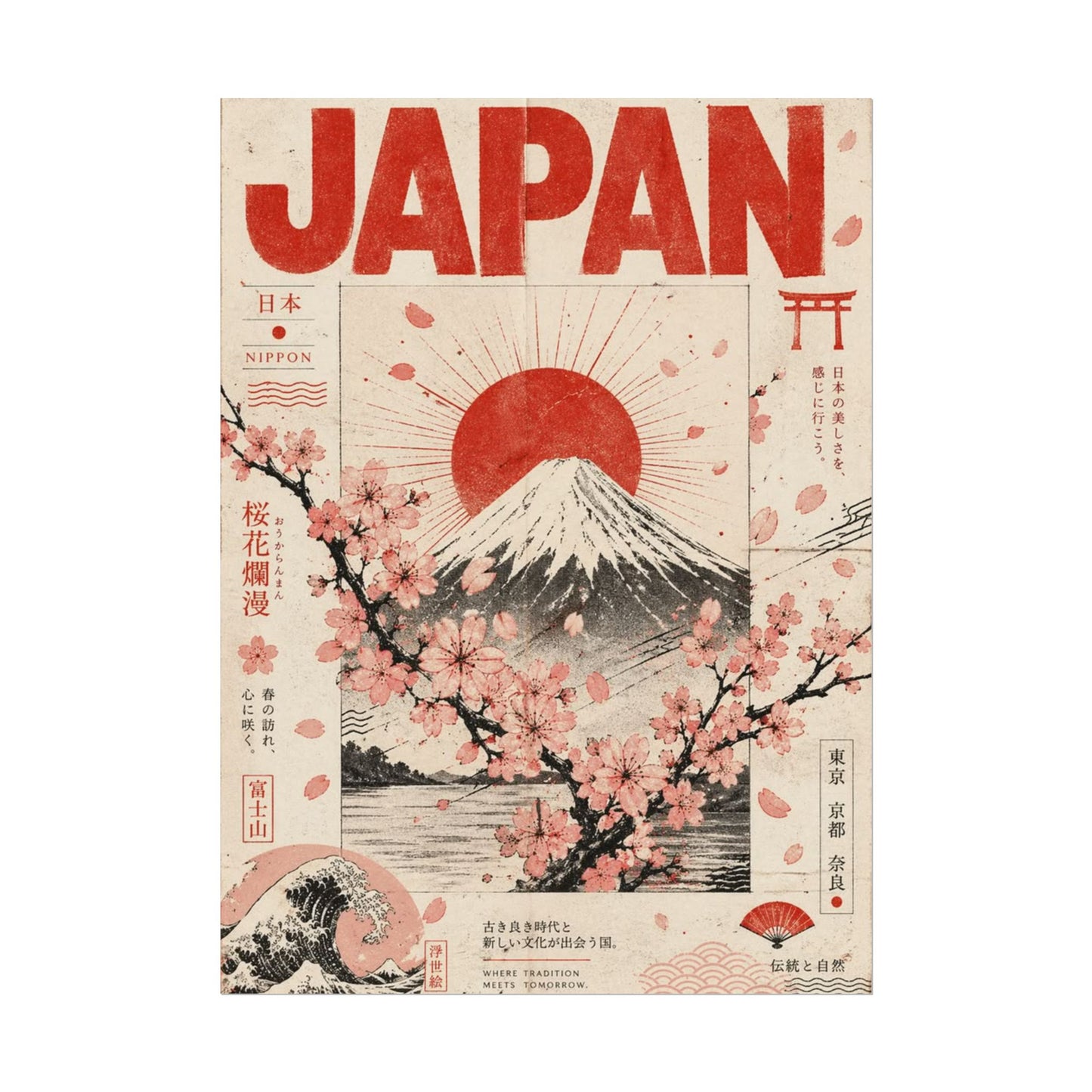 Fuji Voyage Poster