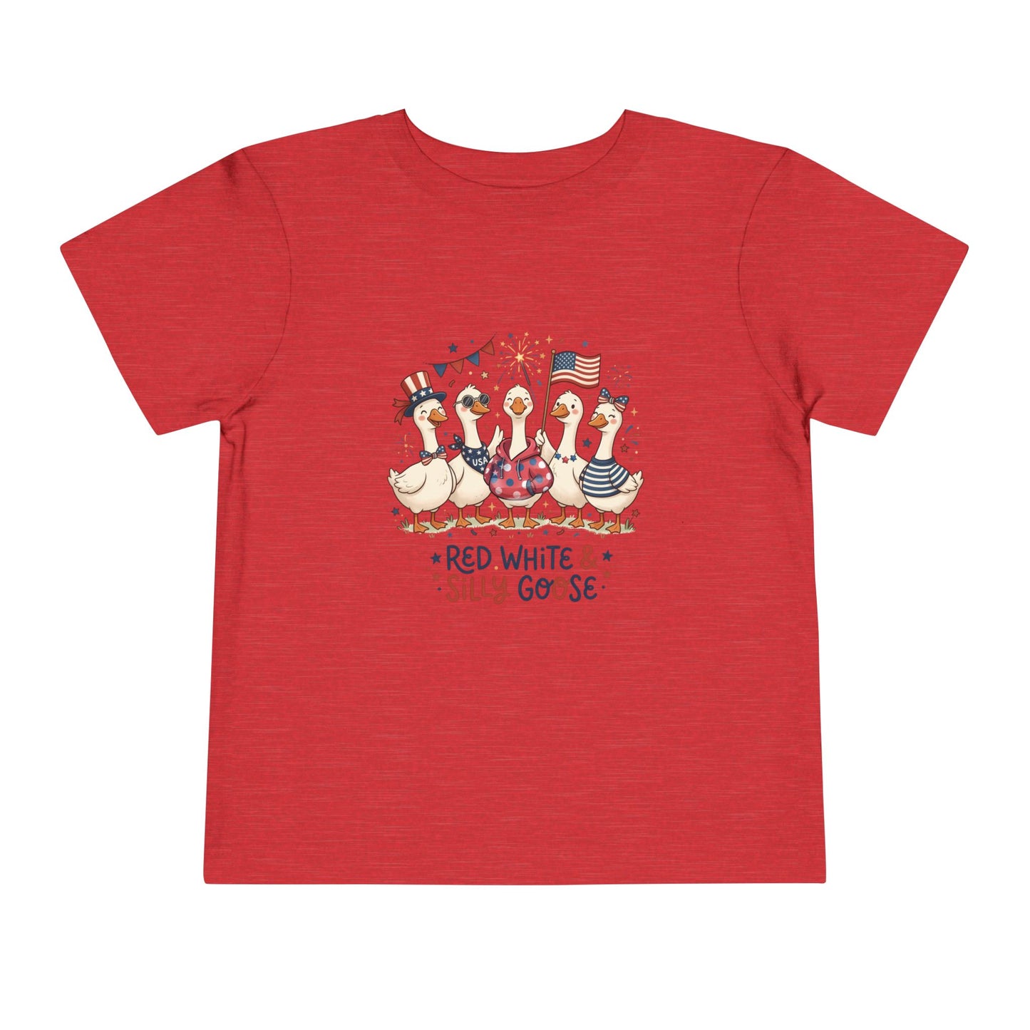Red White & Silly Goose Toddler T-Shirt