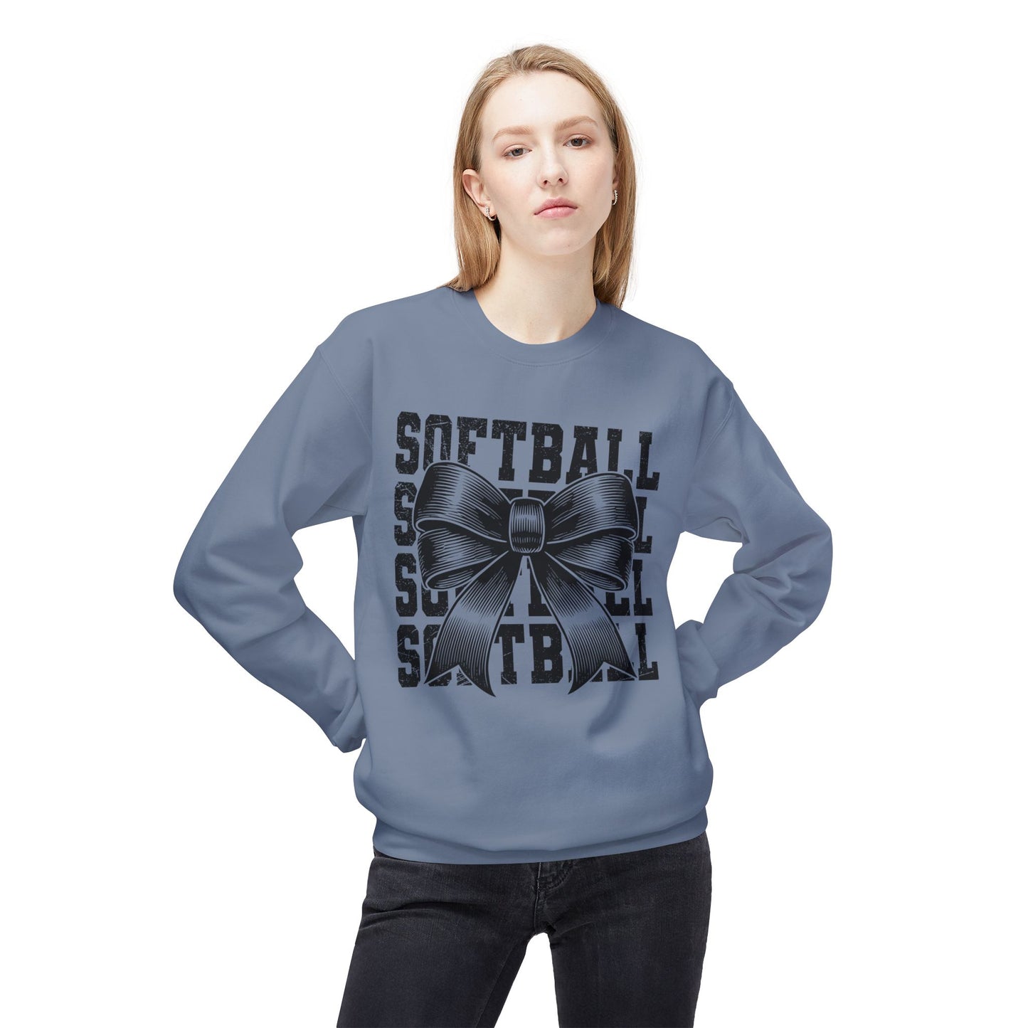 Softball Spirit Crewneck Sweatshirt