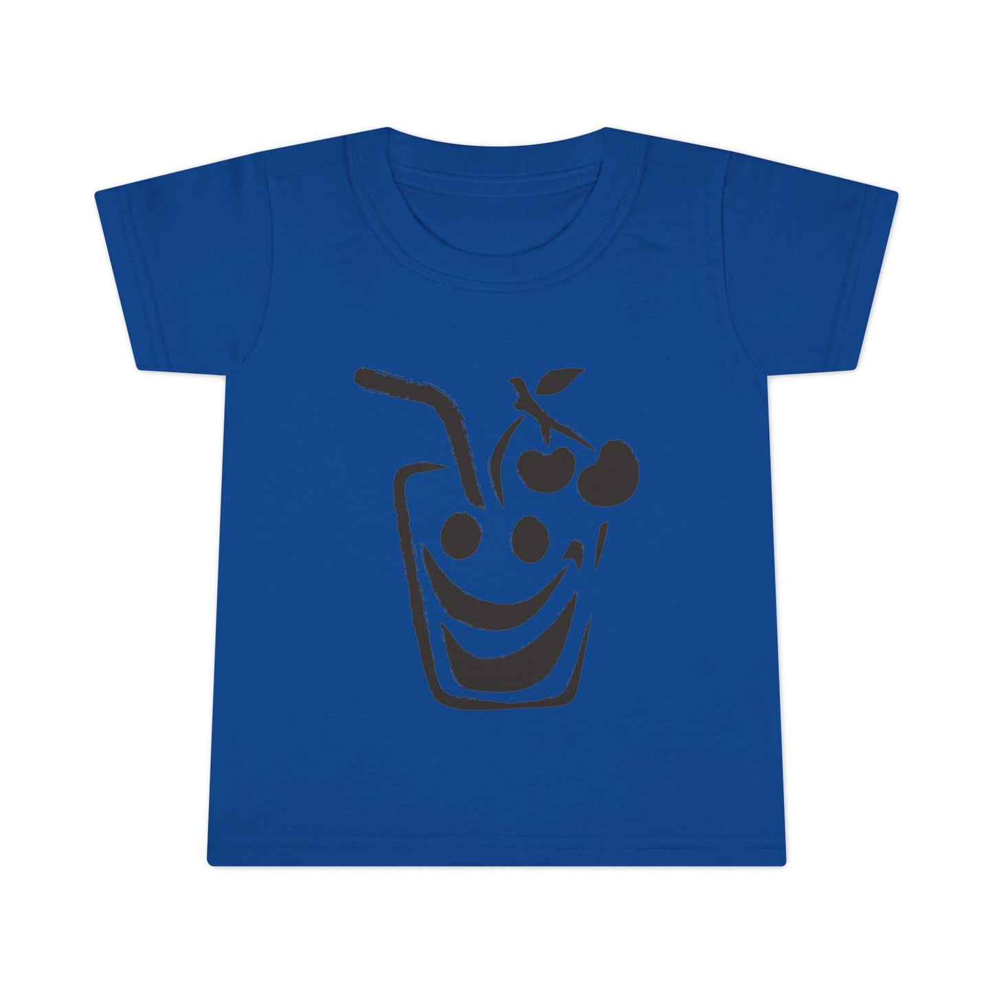 Toddler Smiling Juice Cup Graphic T-Shirt