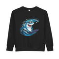 Surfing Shark Toddler Crewneck Sweatshirt