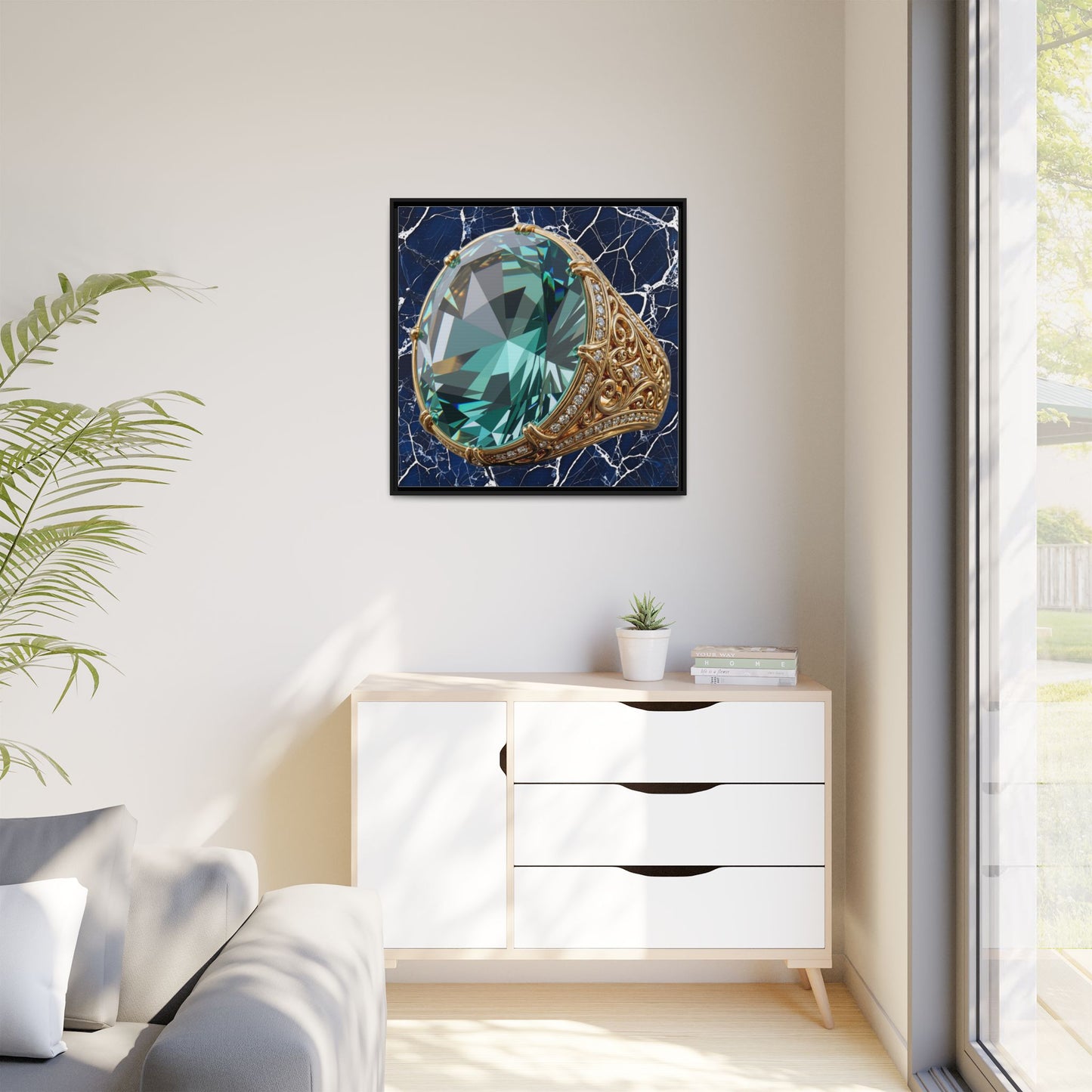 Prismatic Tourmaline Canvas