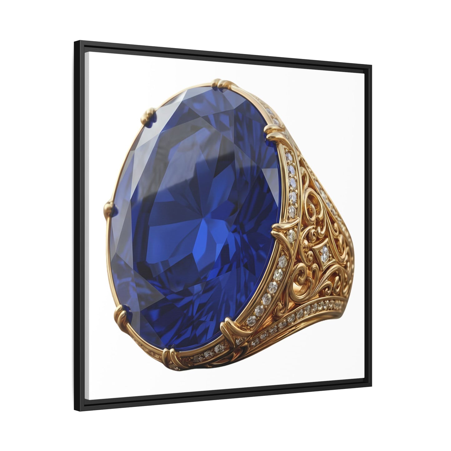 Blue Sapphire Signet Canvas Print