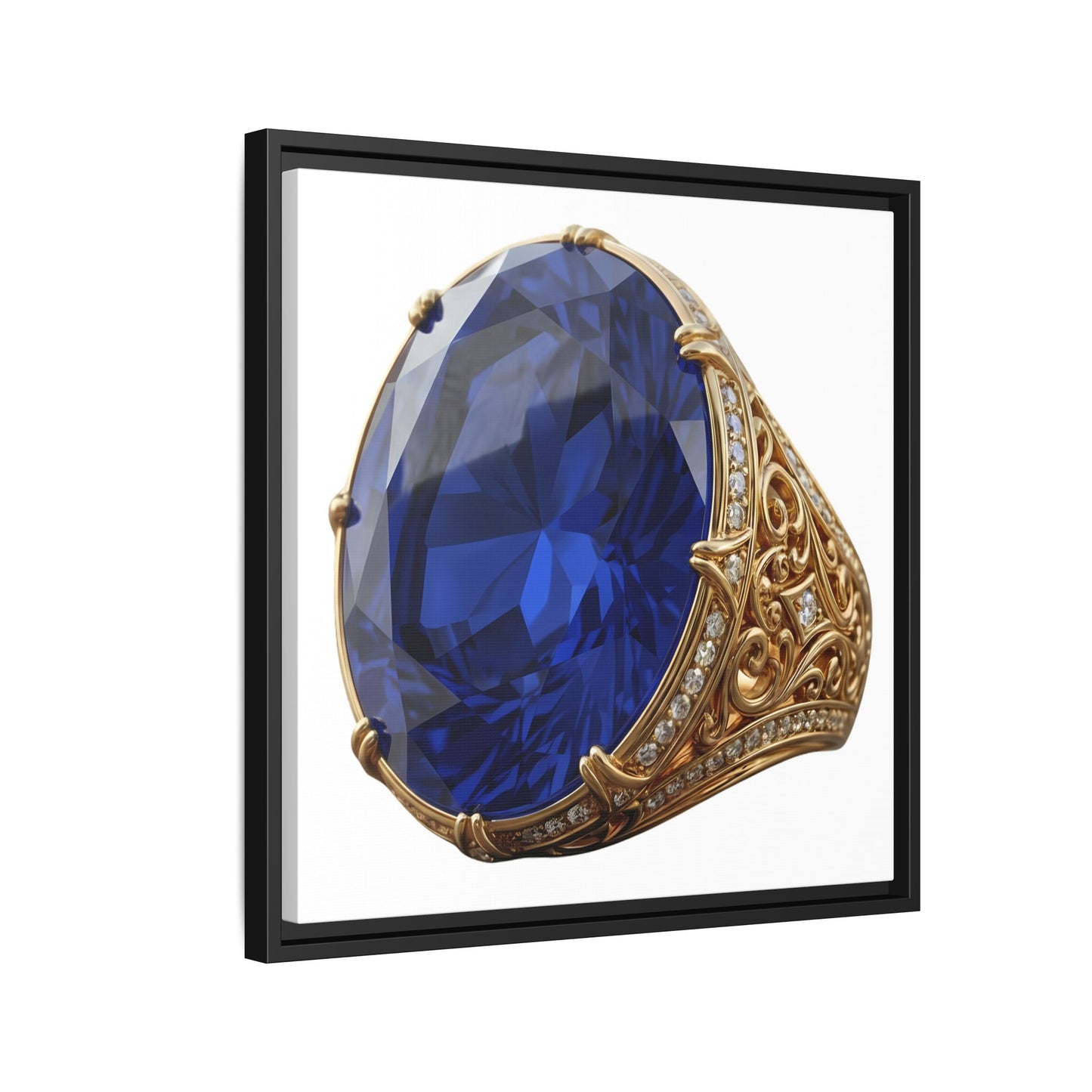 Blue Sapphire Signet Canvas Print