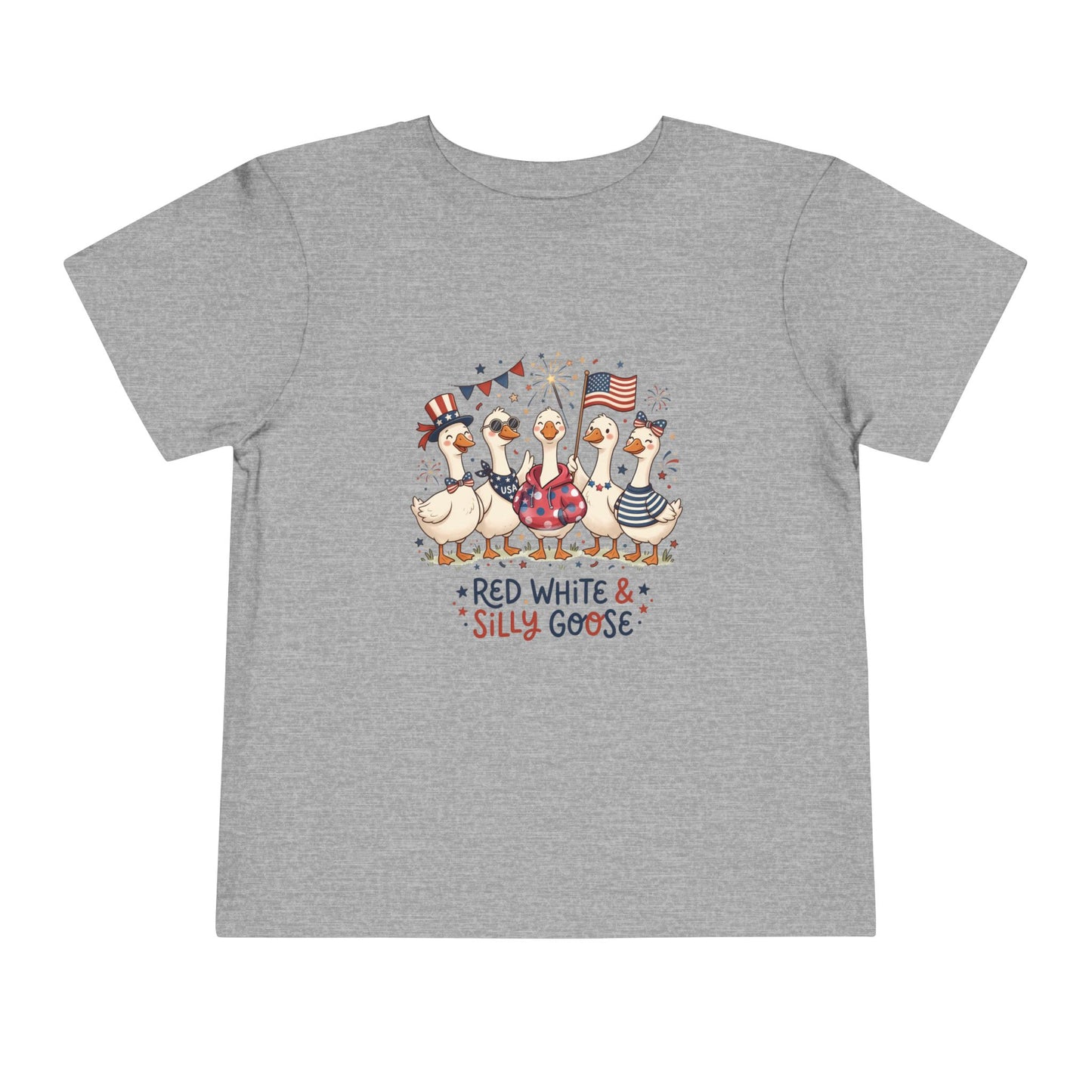Red White & Silly Goose Toddler T-Shirt