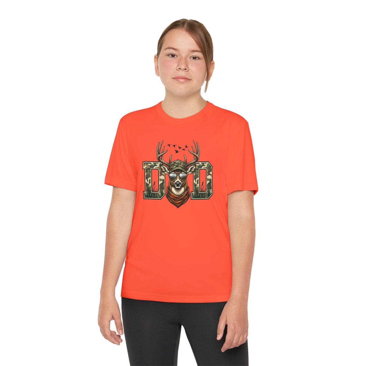 Youth Camo Deer Graphic T-Shirt
