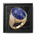 Lapis Midnight Satin Canvas