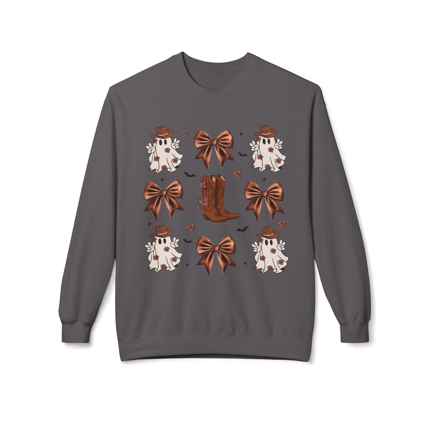 Autumn Floral Graphic Women's Crewneck Sweatshirt