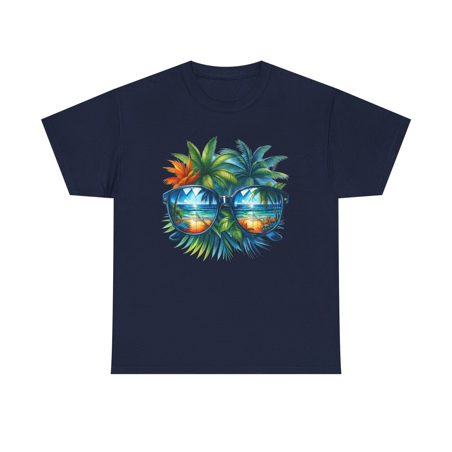 Tropical Sunglasses Palm Tree T-Shirt