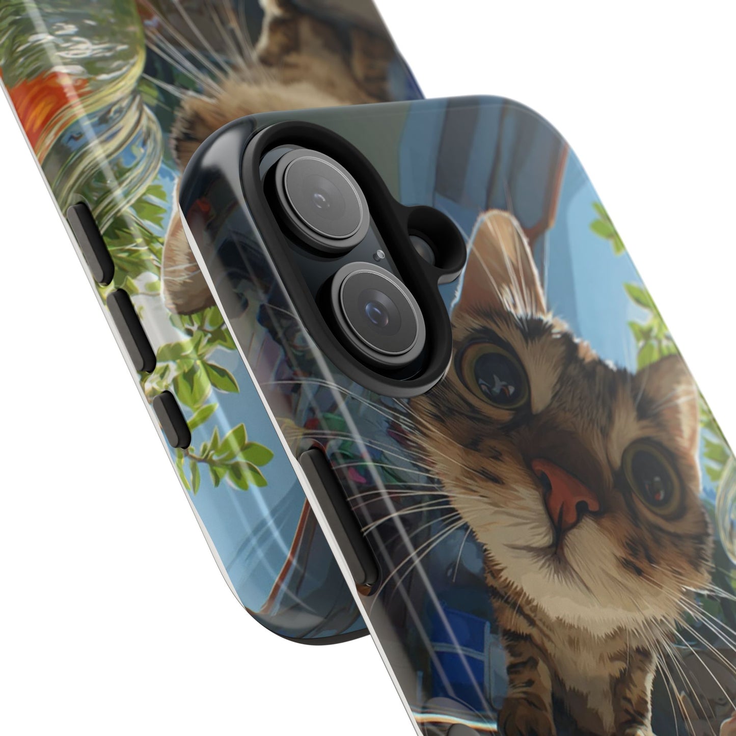 Pondside Cat Apple Phone Case