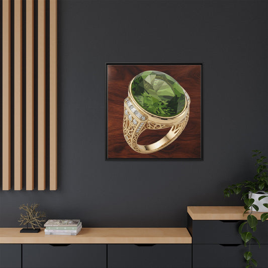 Gilded Peridot Ring Canvas