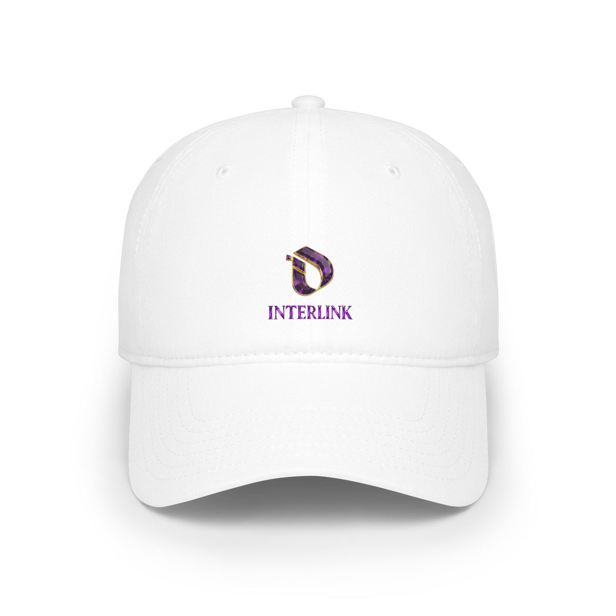 Purple Amethyst Interlink Relaxed Cotton Twill Cap
