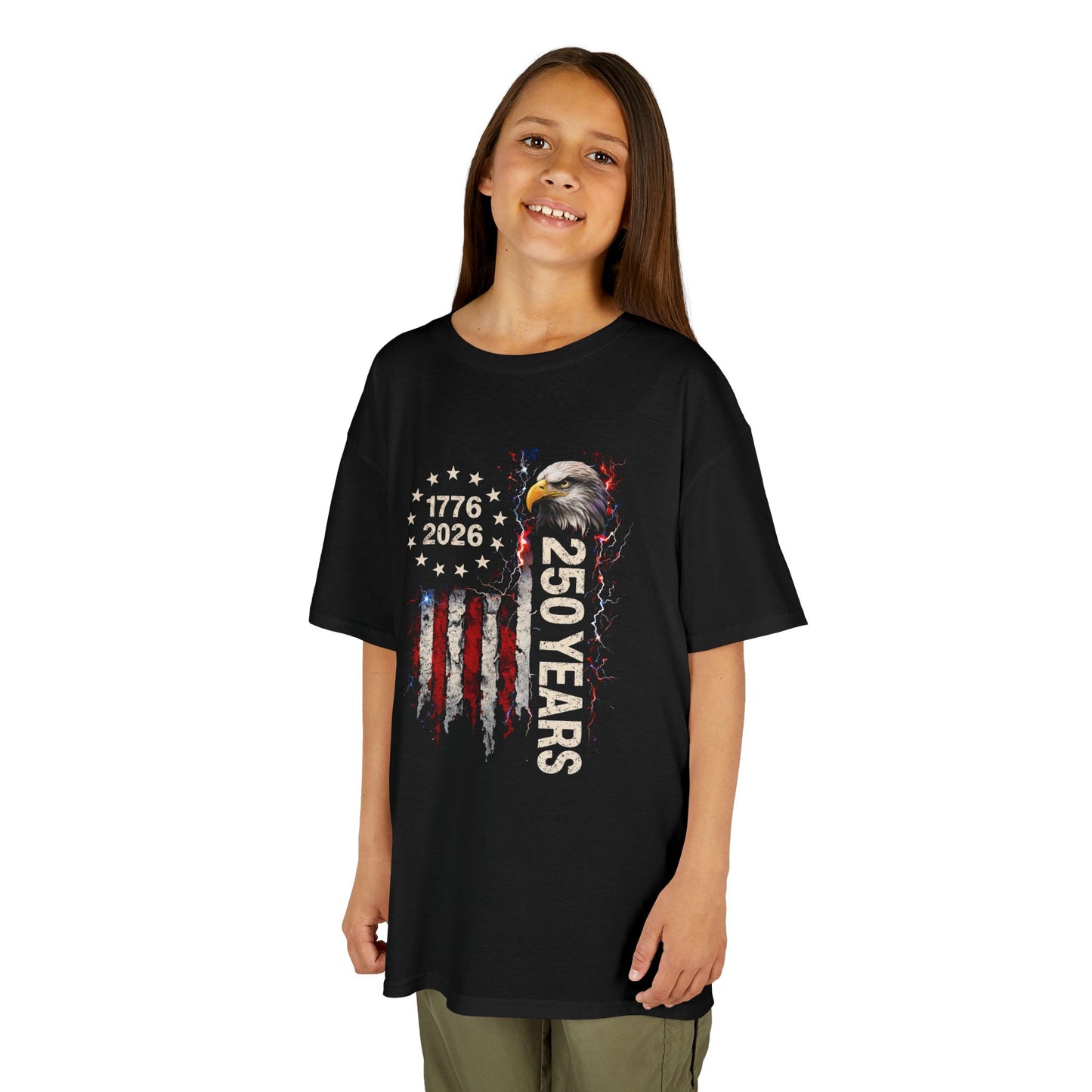 Youth America 250 Years Patriotic T-Shirt