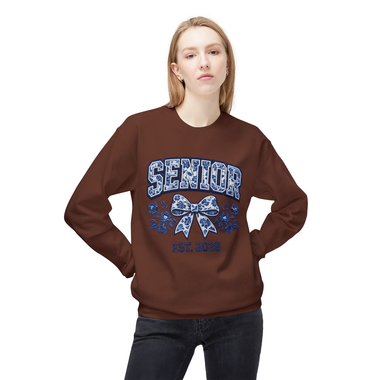 Senior 2026 Graphic Women's Crewneck Sweatshirt