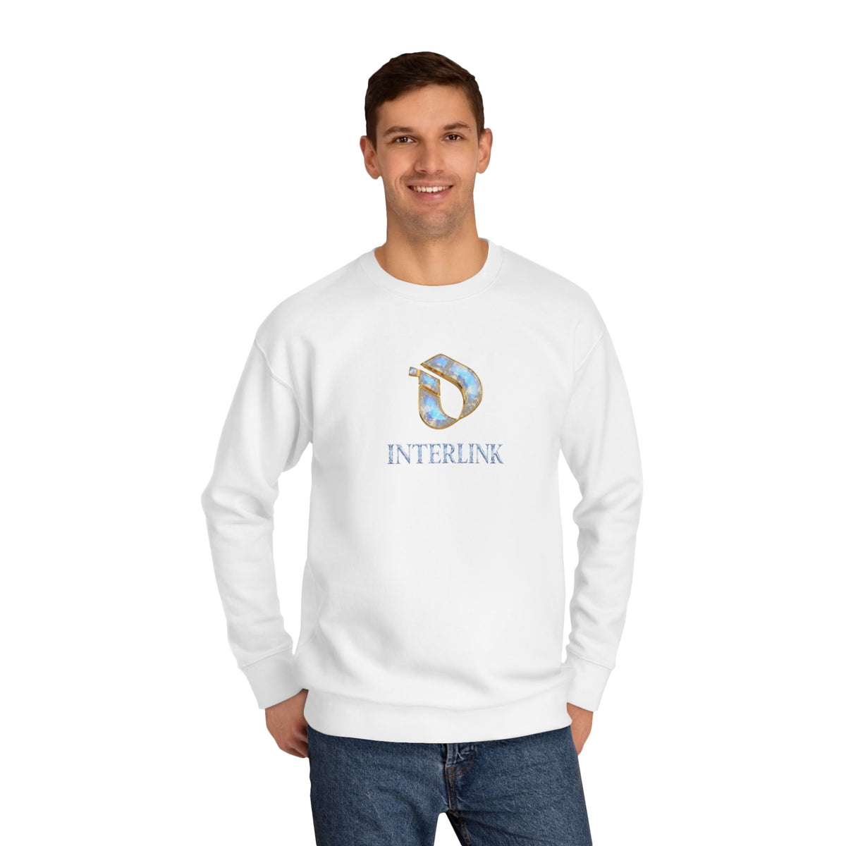 Moonstone Prismglow Interlink Crewneck