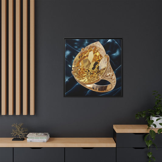 Sunlit Citrine Ring Canvas