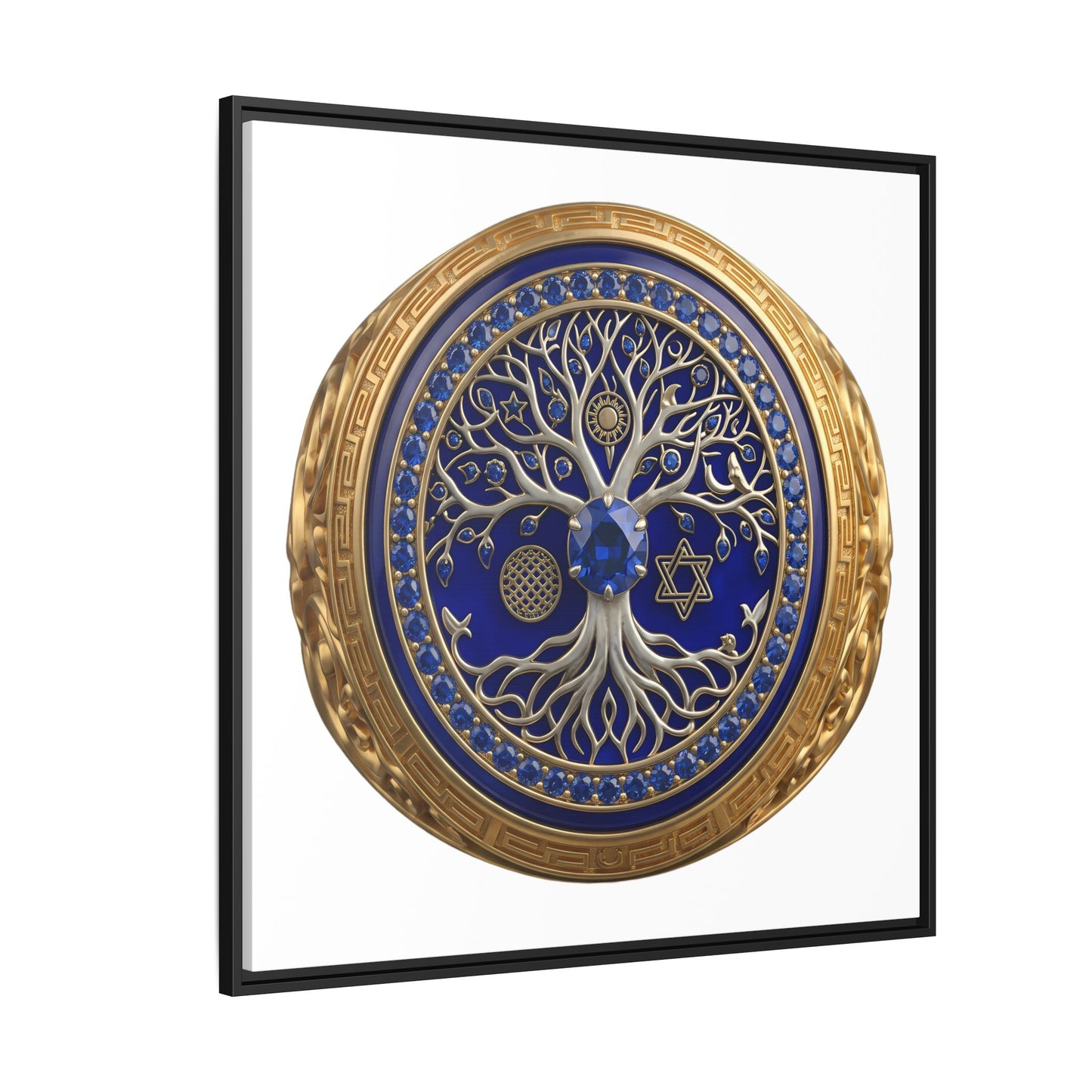 Sacred Tree Medallion Canvas Print