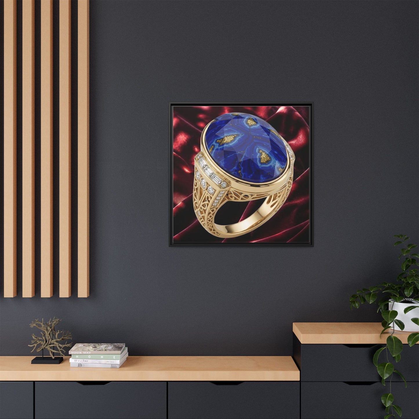 Celestial Lapis Canvas