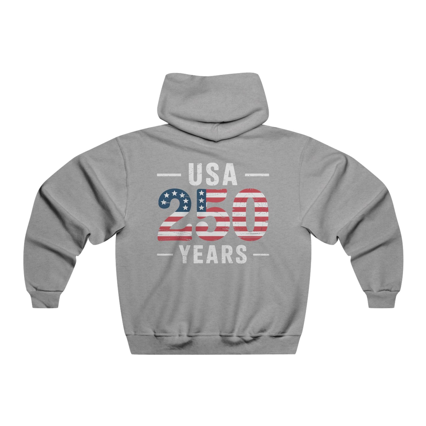 USA 250 Years Patriotic Flag Hoodie