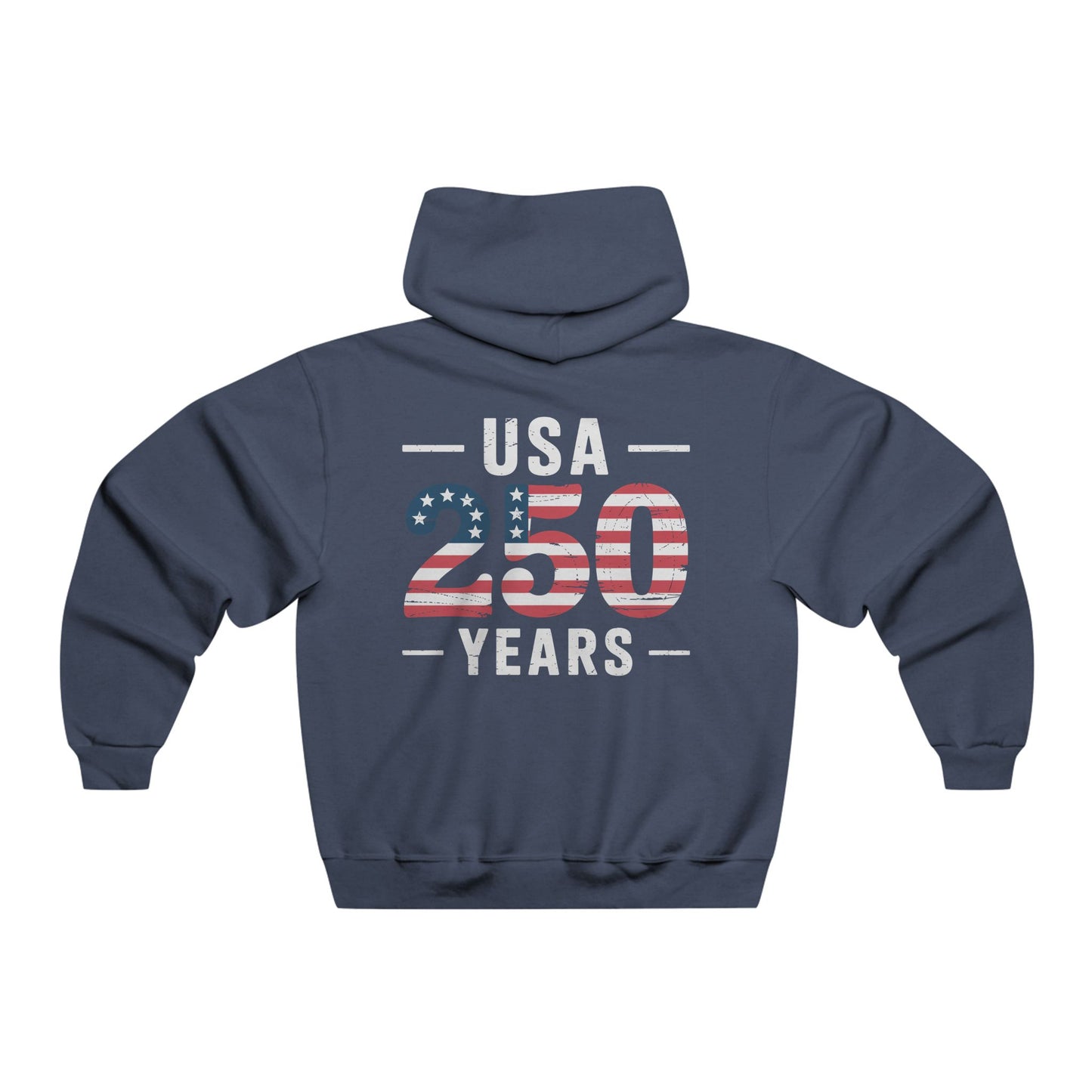 USA 250 Years Patriotic Flag Hoodie