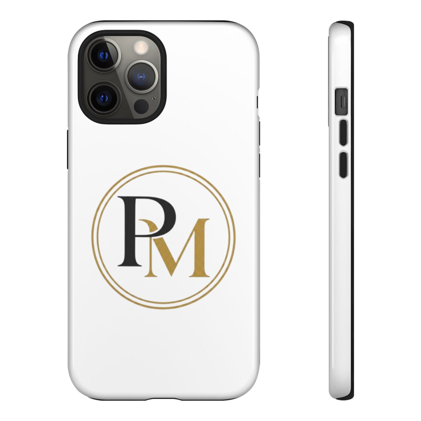 PM Monogram Apple Phone Case