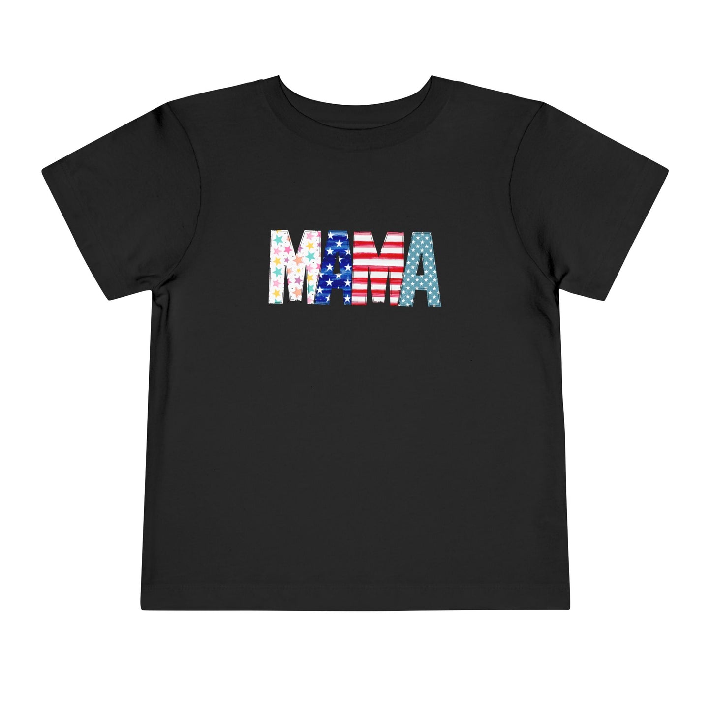 Toddler MAMA Patchwork Stars & Stripes T-Shirt