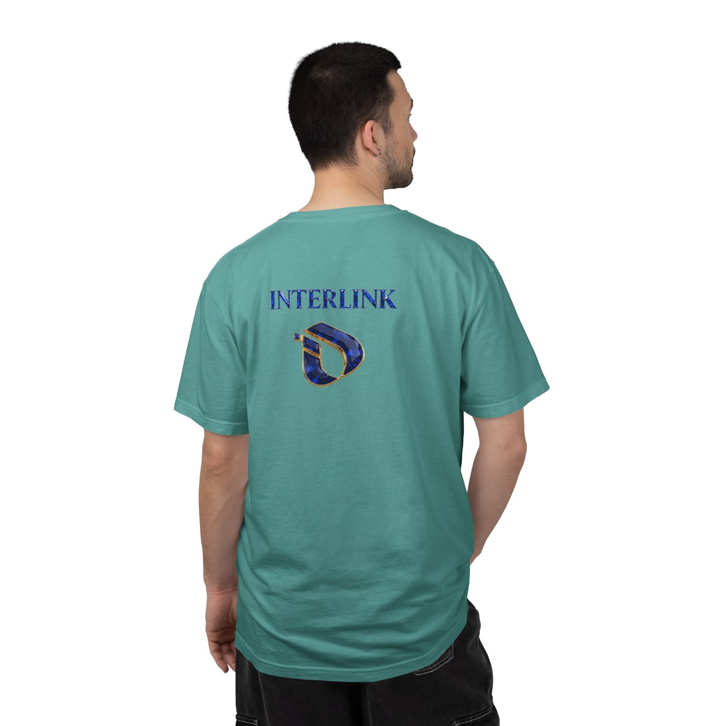 Interlink Sapphire Back Logo Men’s Tee