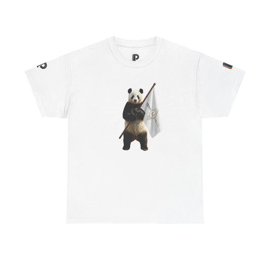Panda Mascot Flag Graphic Men’s Tee