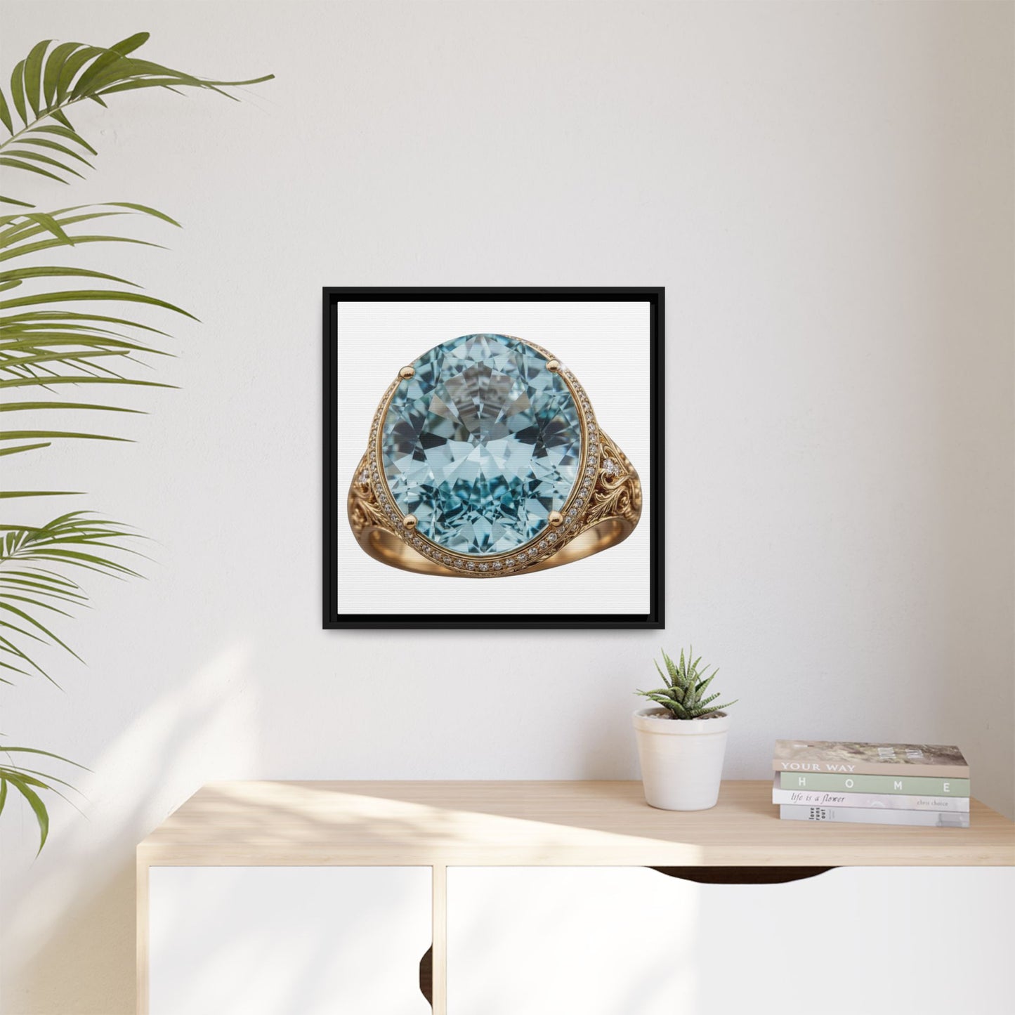 Aquamarine Heirloom Canvas Print