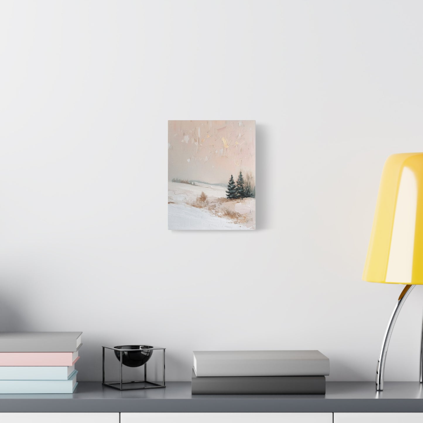 Blush Winter Canvas Print
