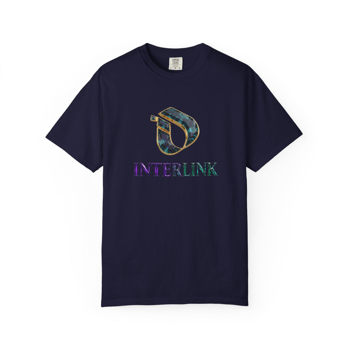 Ametrine Prism Interlink Ring-Spun Cotton Tee