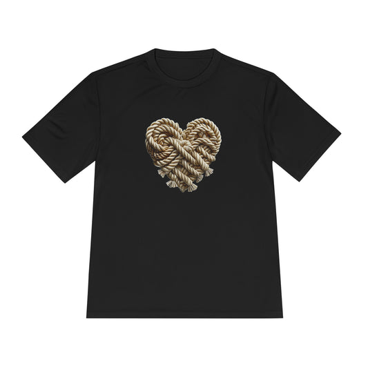 Knotted Rope Heart Men’s Performance Tee