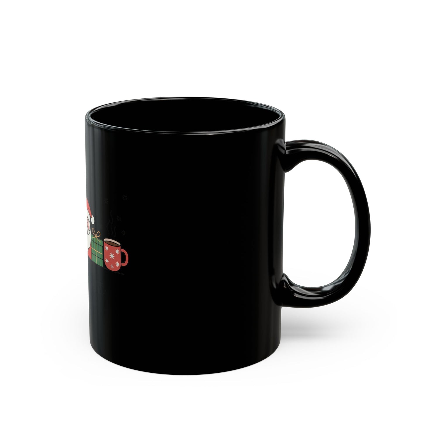 Christmas Cookie Crew Black Mug