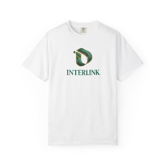 Malachite Facet Interlink Front Graphic Ring-Spun Cotton Tee