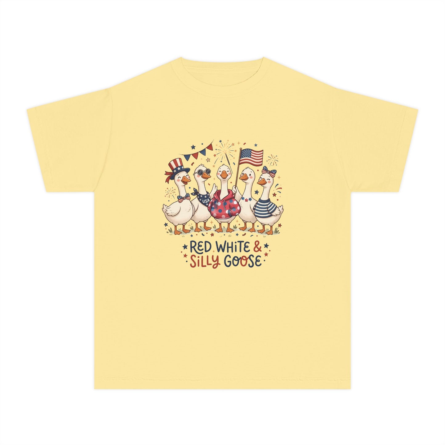 Red White & Silly Goose Youth T-Shirt
