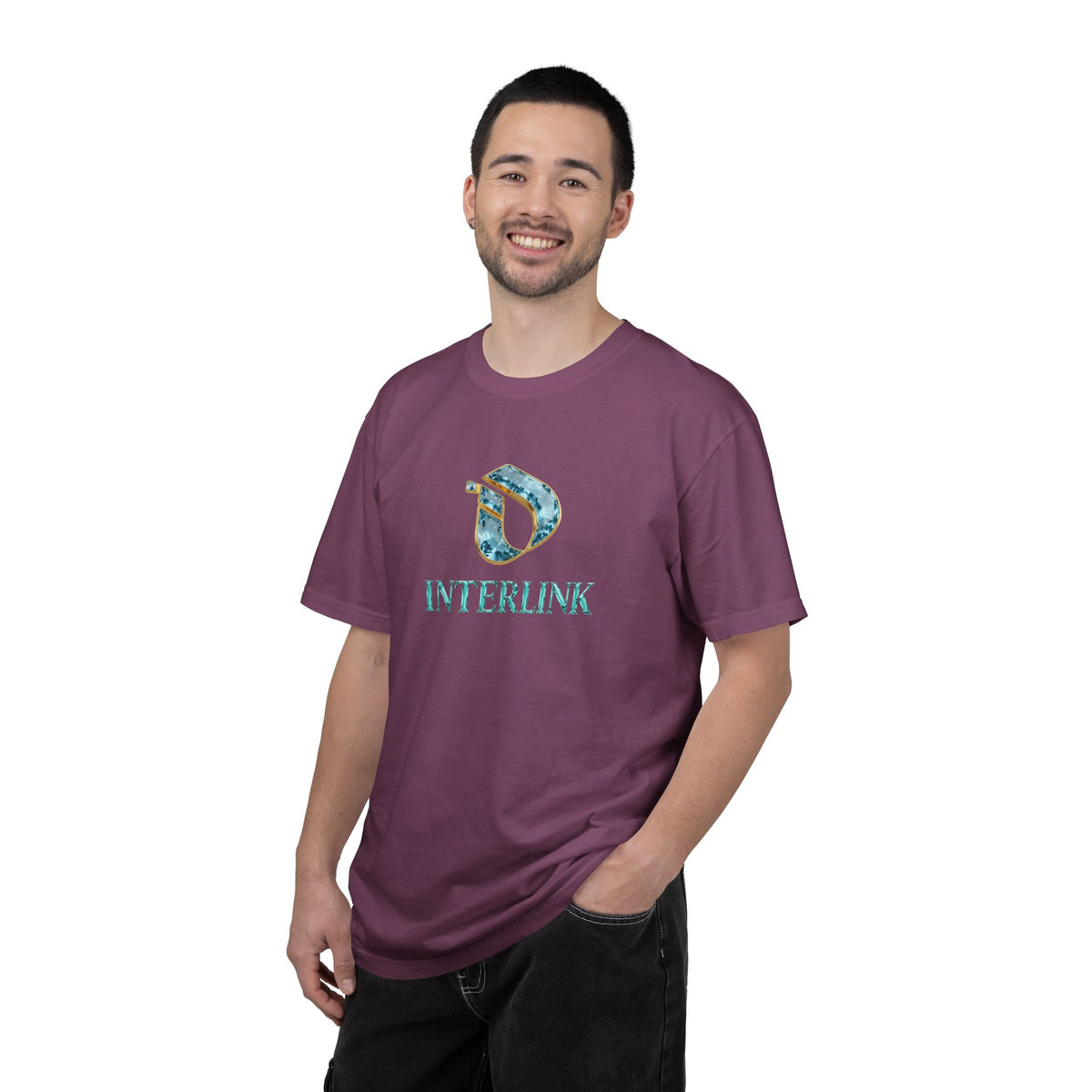 Gemstone Pattern Interlink Heavyweight Cotton Tee