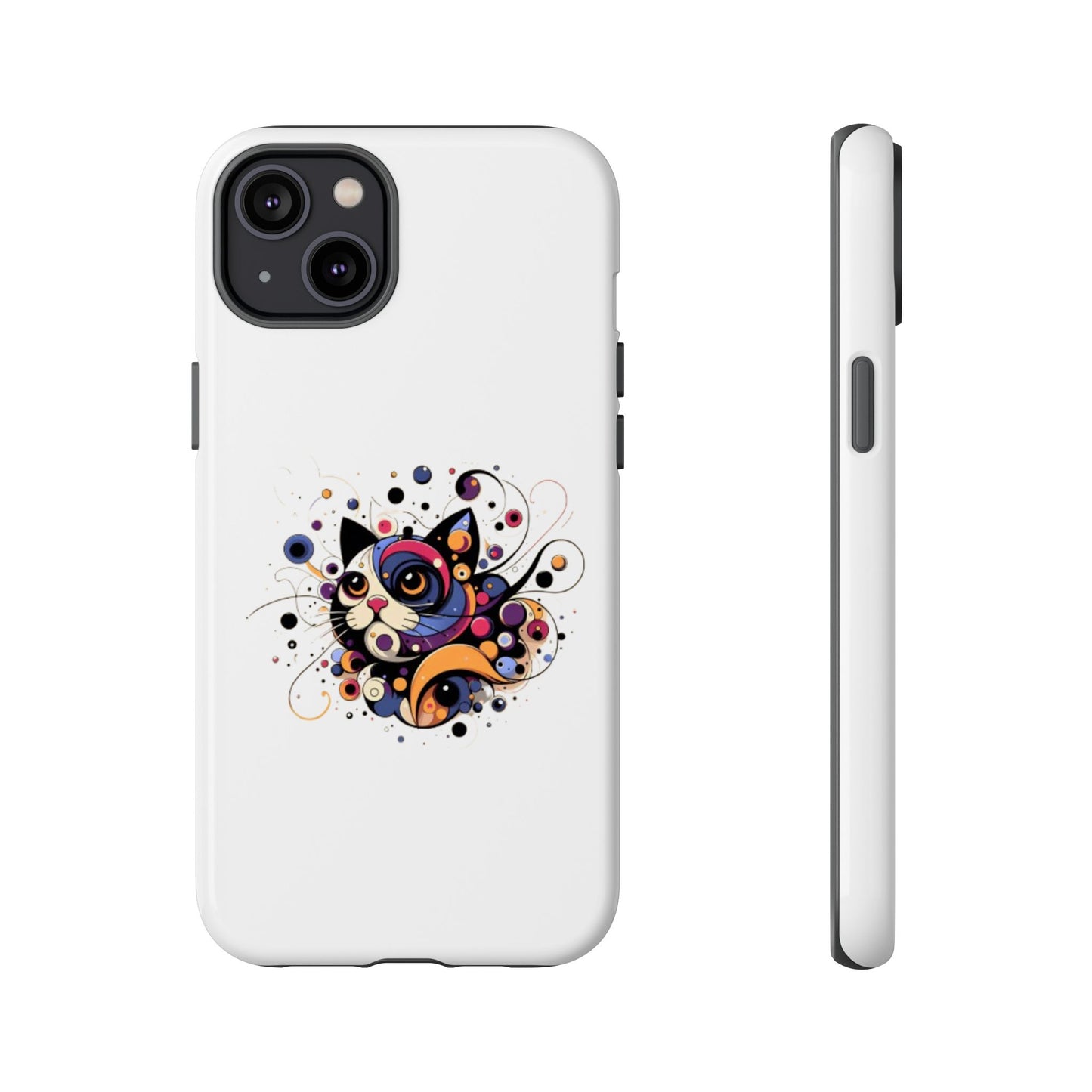 Color Burst Cat Phone Case
