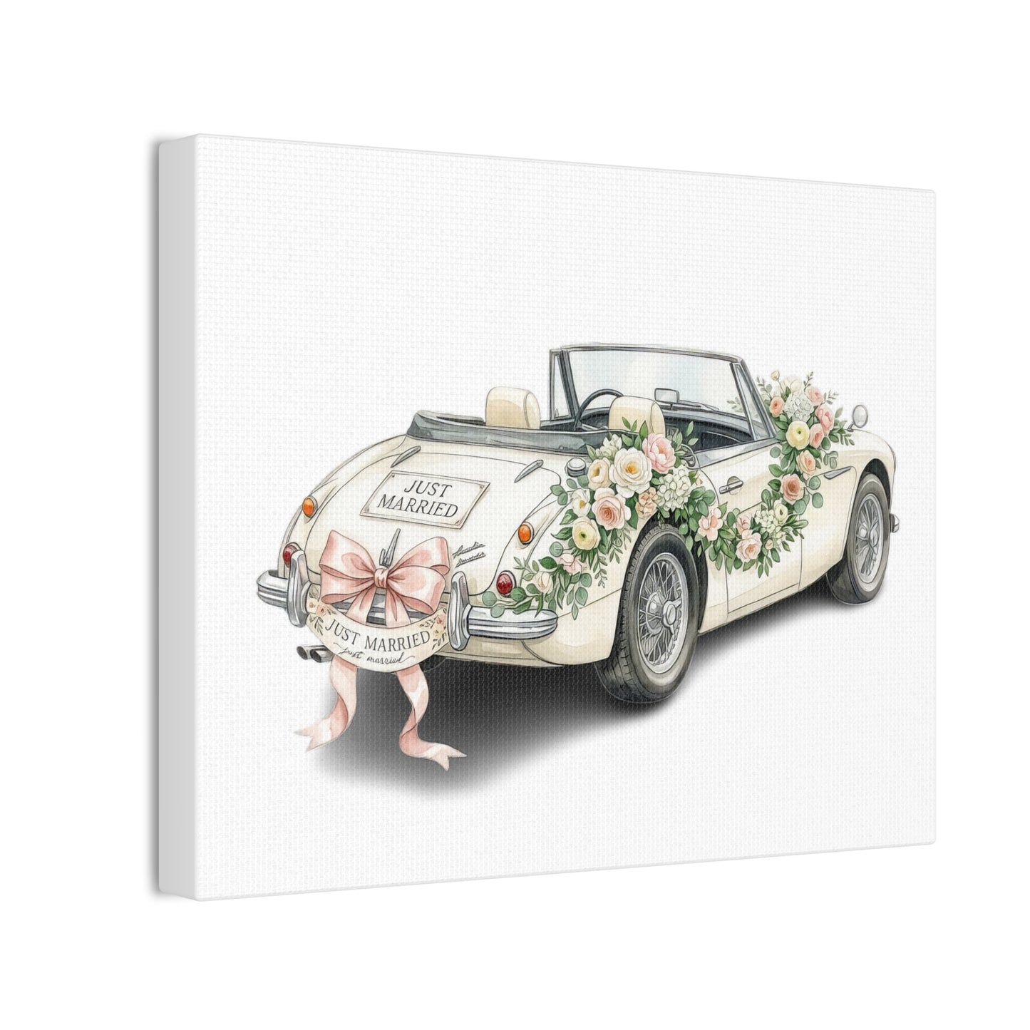 Wedding Getaway Canvas Print