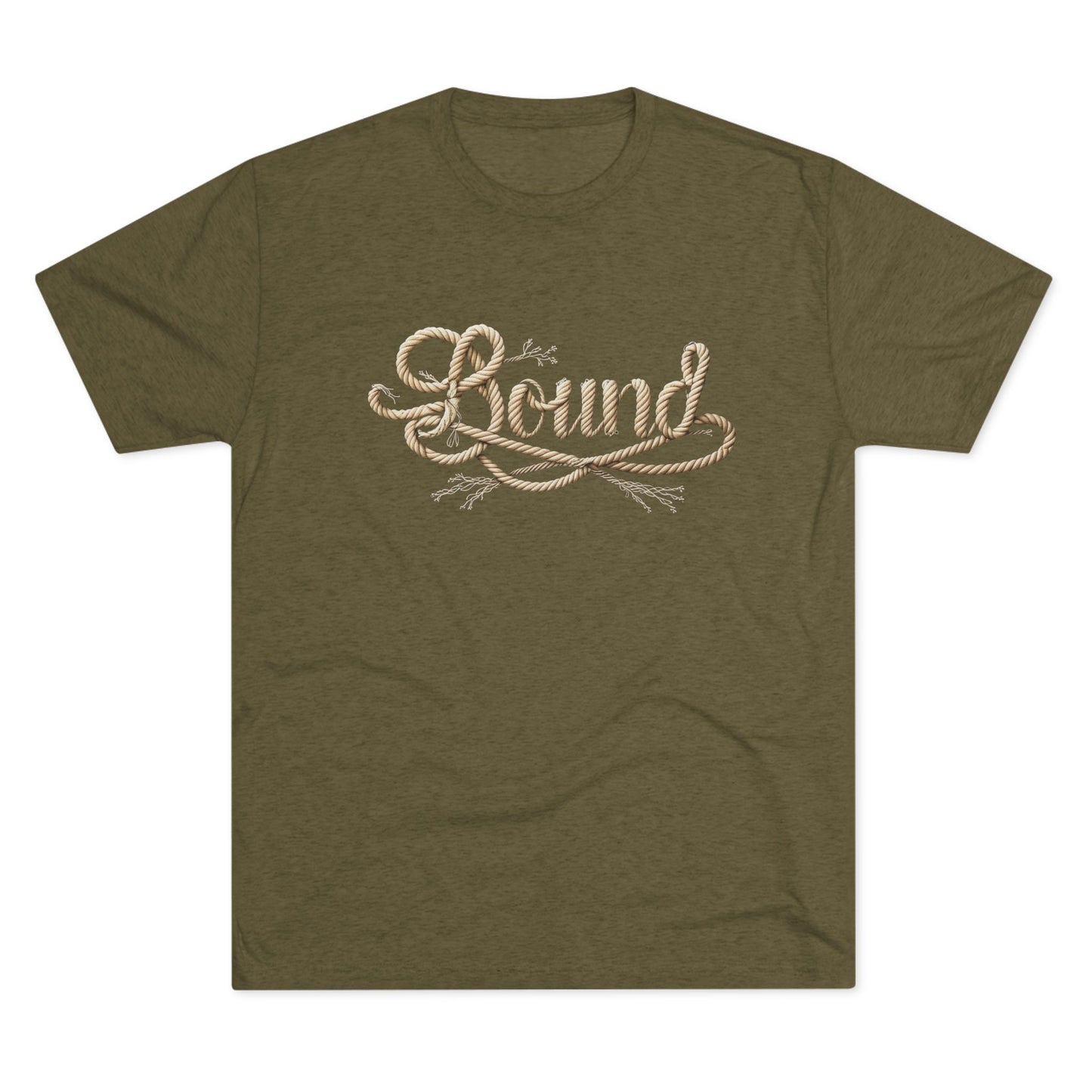 BOUND Rope Script Men’s Tri-Blend T-Shirt