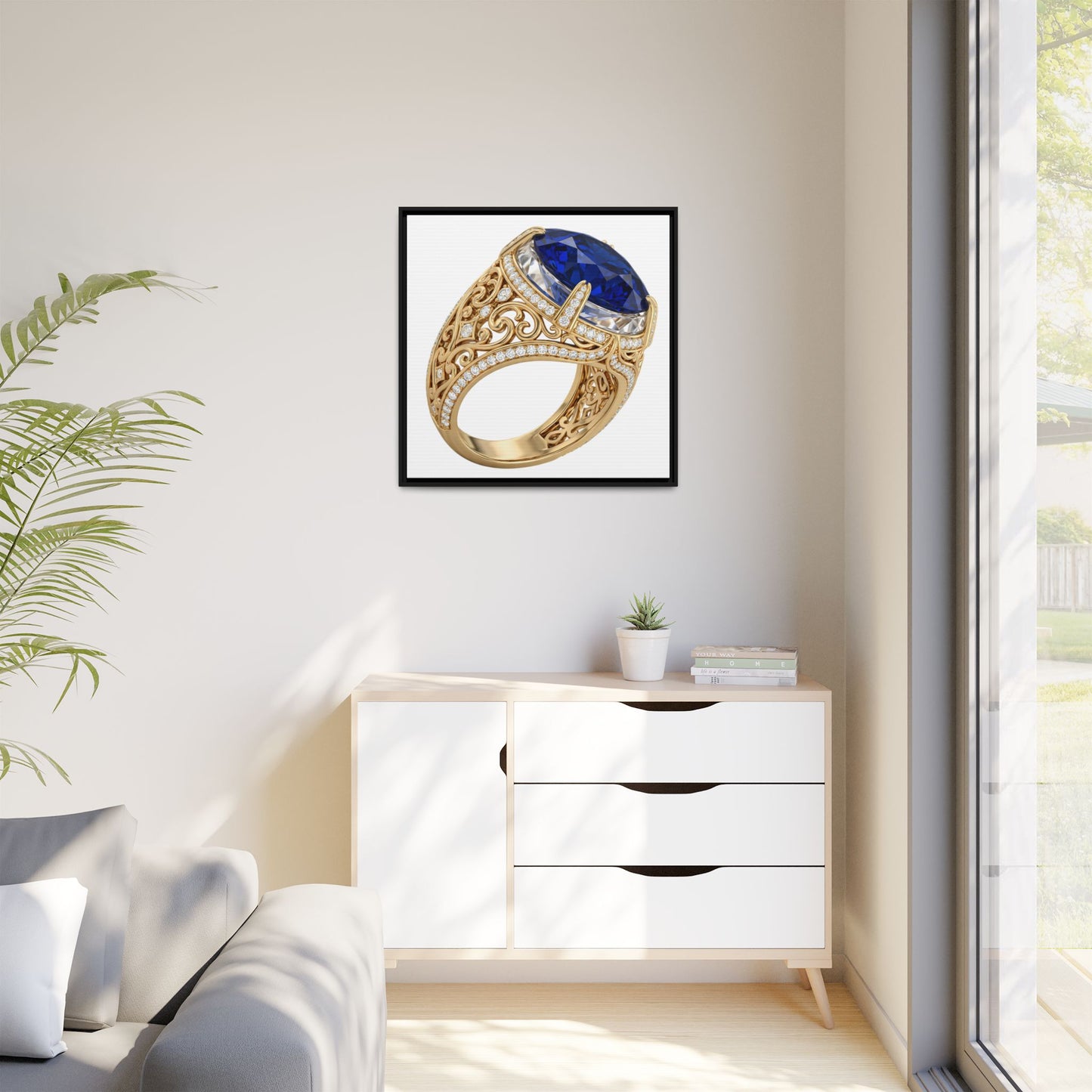 Sapphire Heirloom Canvas Print