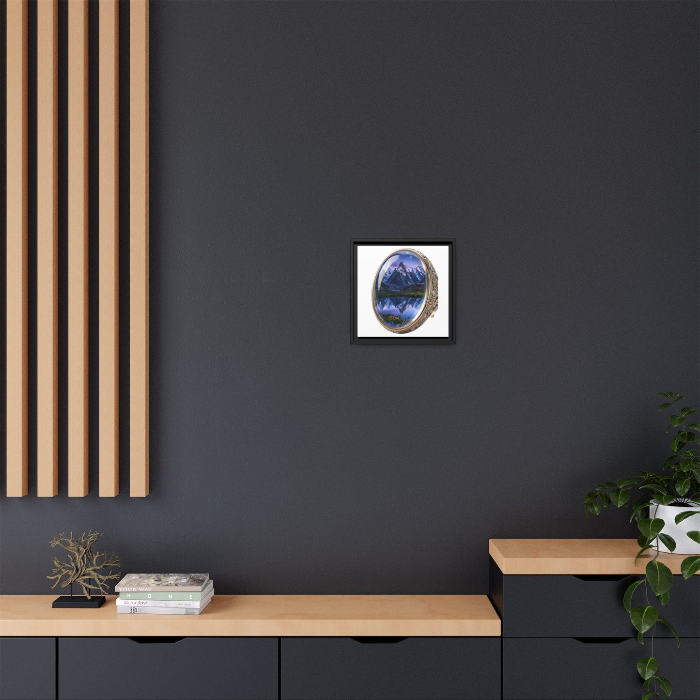 Alpine Locket Framed Art