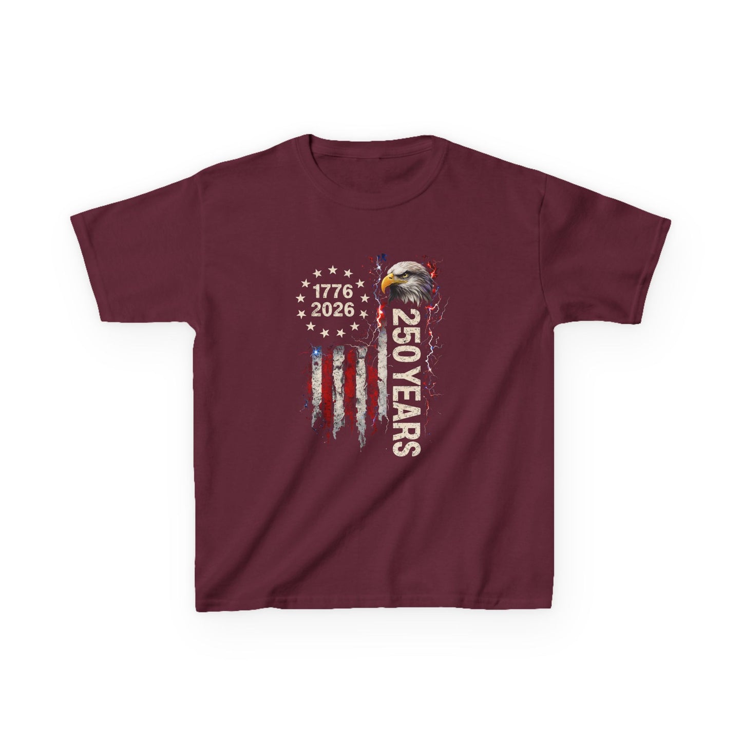 Youth America 250 Years Patriotic T-Shirt