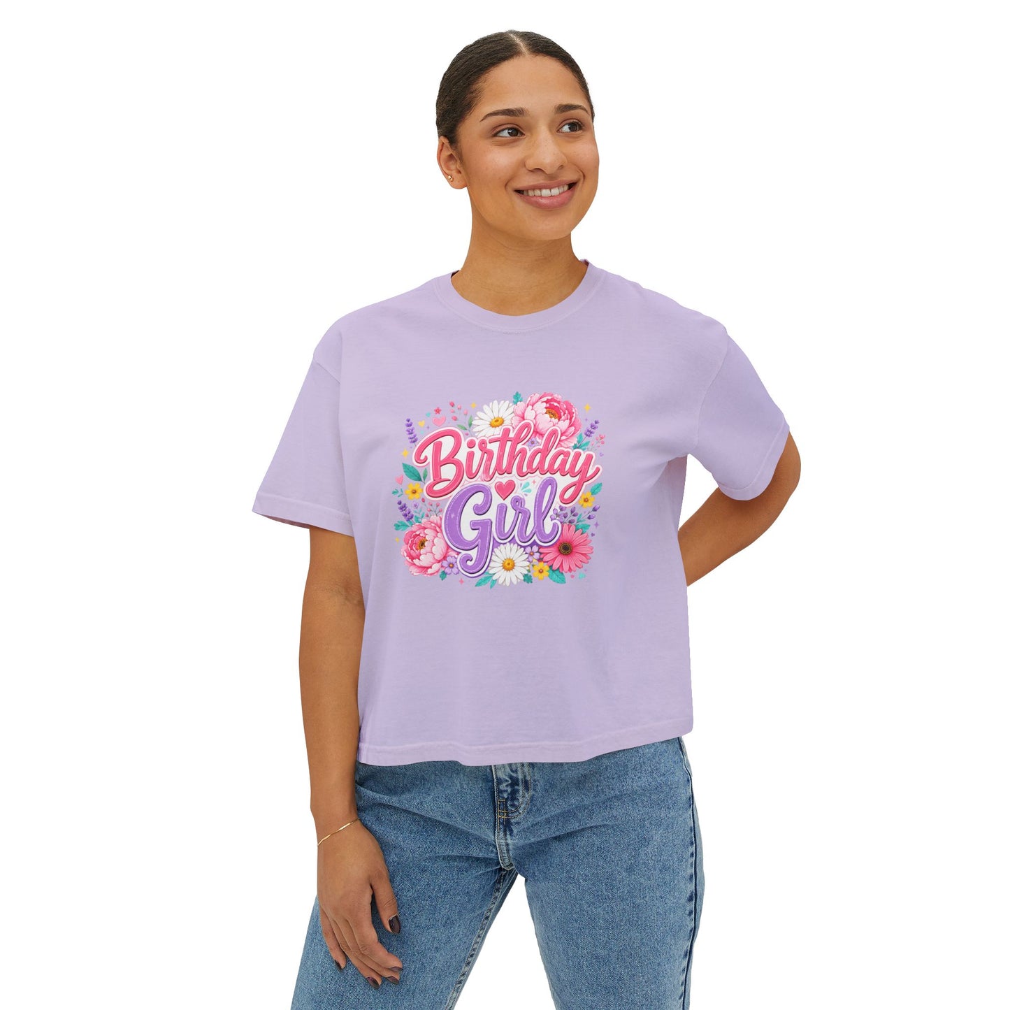 Birthday Girl Boxy Tee