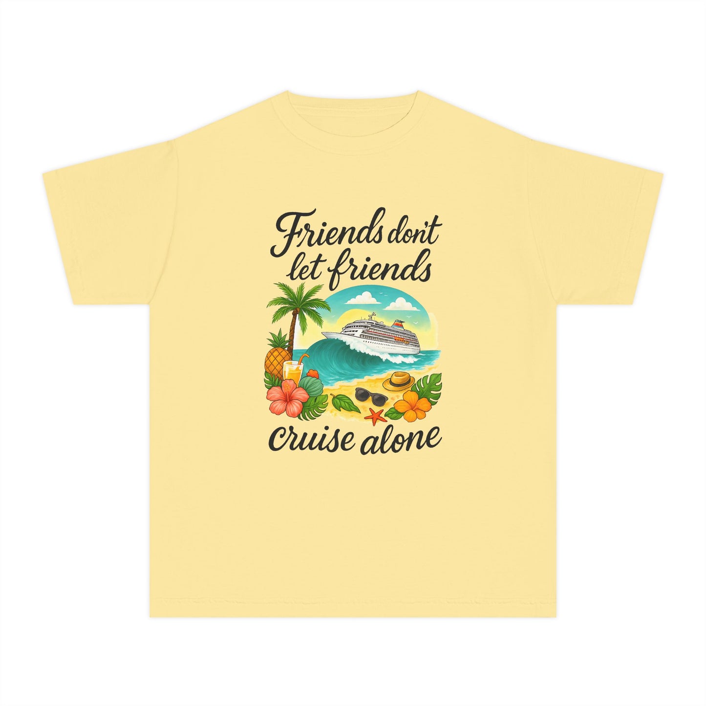 Youth Cruise Vacation Graphic Tee