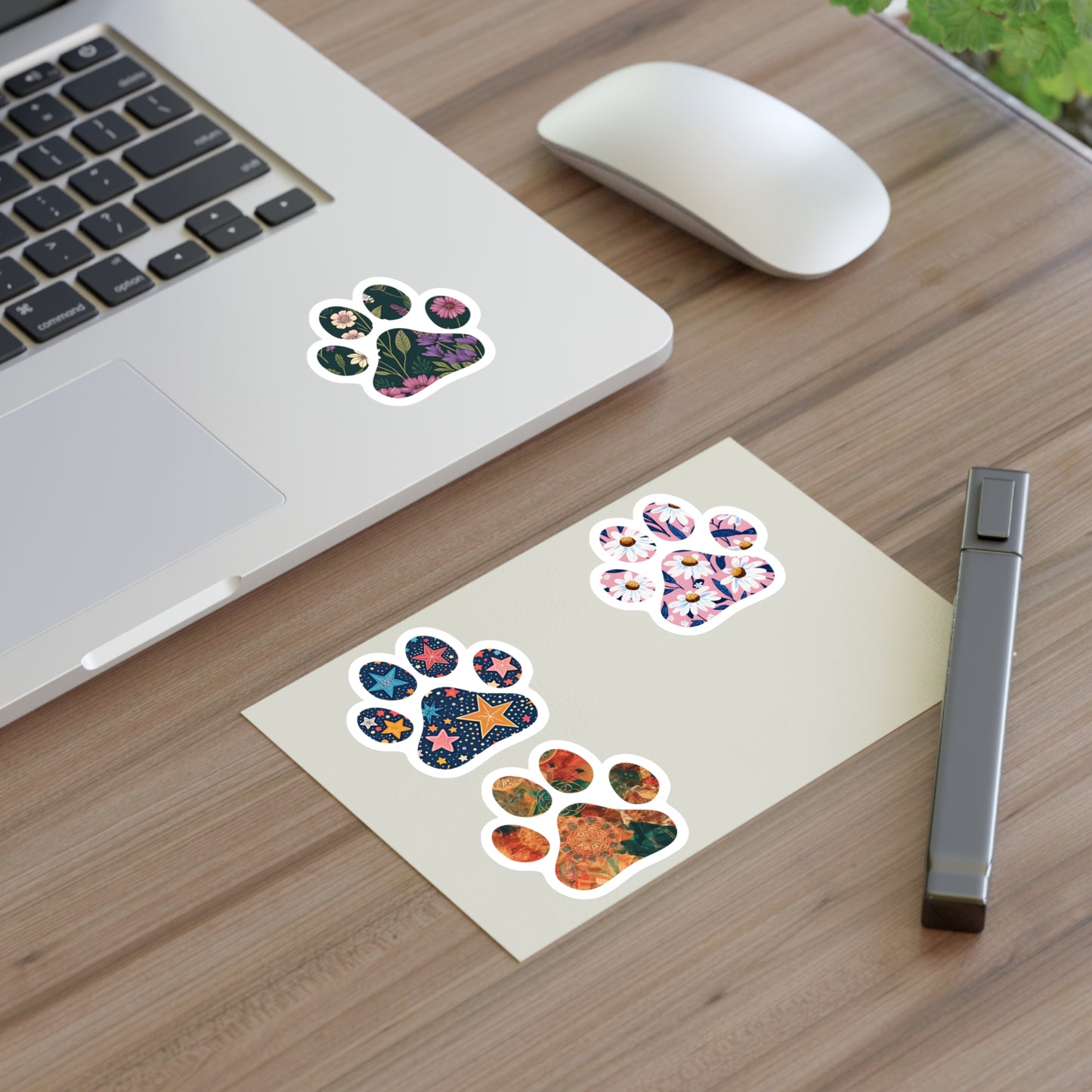 Celestial Garden Paws Stickers