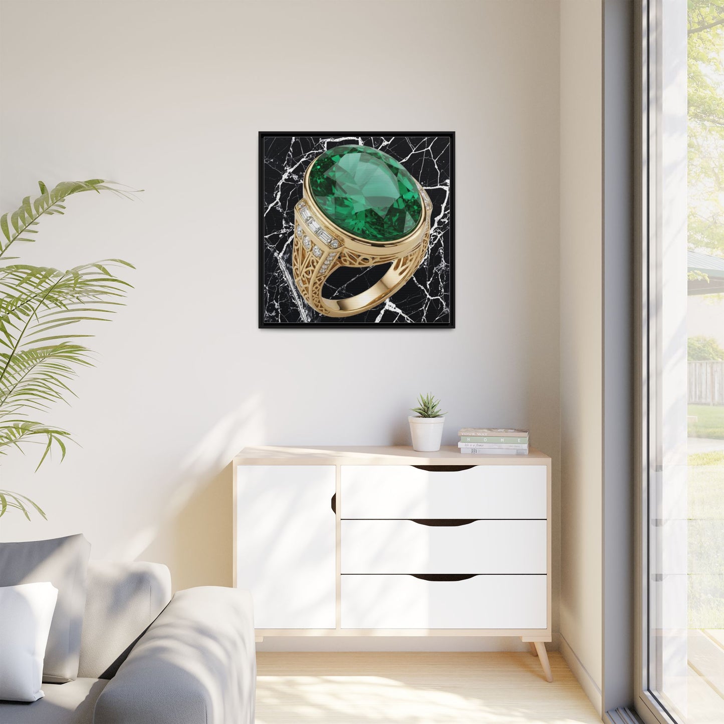 Noir Emerald Heirloom Canvas